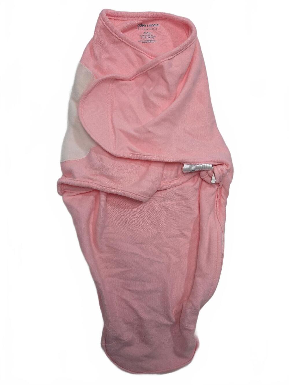 aden + anais Essentials Baby Swaddle Wrap 0-3 Months Pink Cotton
